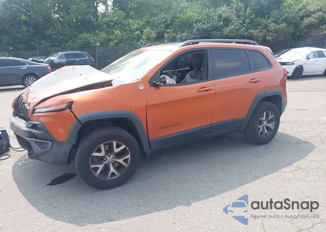 2015 Jeep Cherokee Trailhawk from USA, damaged, VIN 1C4PJMBSXFW776658